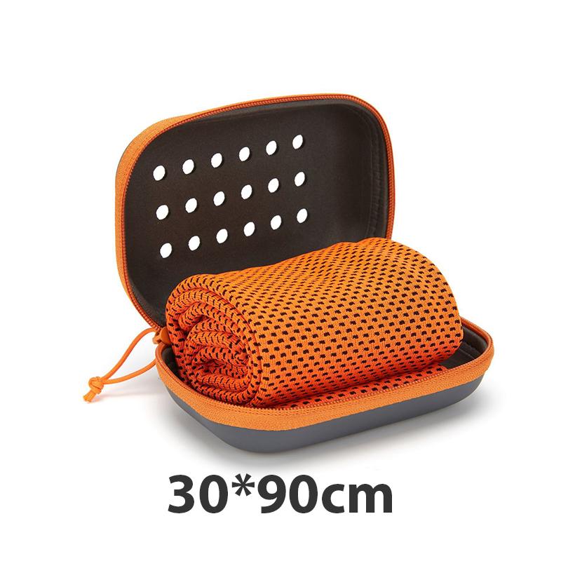 

Сжатое охлаждающее полотенце, впитывающее пот, быстросохнущее охлаждающее полотенце, мягкий дышащий силиконовый рукав, спортивный бег, йога, тренажерный зал 30*90cm оранжевый