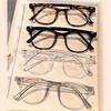 3 Pairs of Simple Retro Fashionable Flat Bottomed Glasses for Both Men and Women Perfect Gifts and Daily Accessories