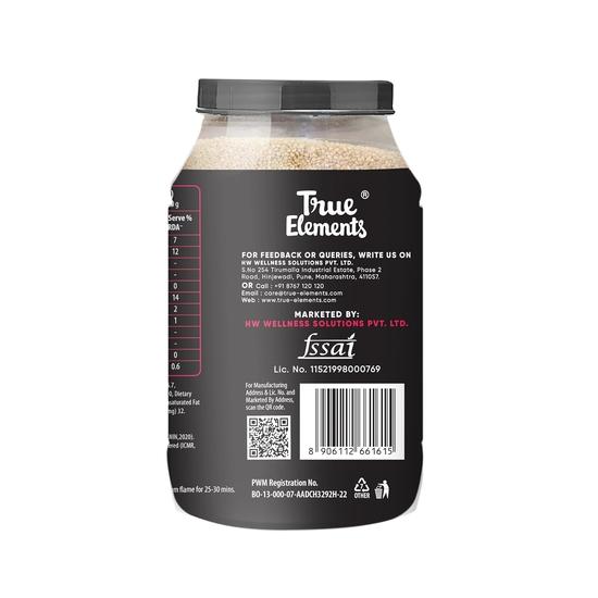 True Elements Quinoa Certifié 2kg – Superaliment Complet pour une Nutrition Équilibrée