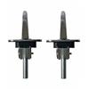 2pcs Universal Butterfly Tie Down Anchors Including Mounting Hardware for Quick Assembly on Various Vehicles Ensuring Cargo Security