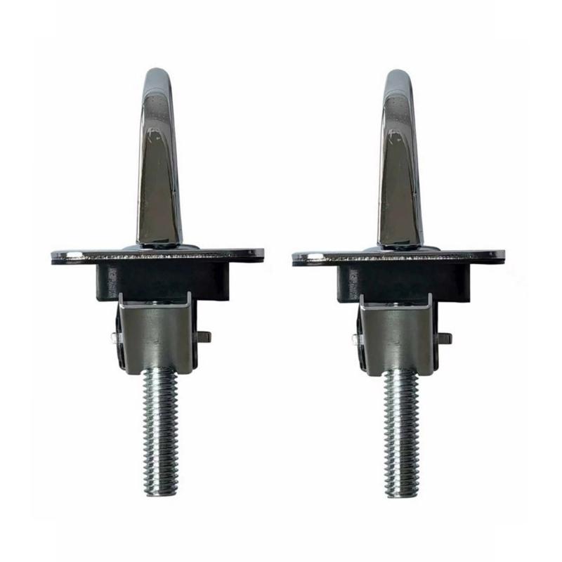 2pcs Universal Butterfly Tie Down Anchors Including Mounting Hardware for Quick Assembly on Various Vehicles Ensuring Cargo Security