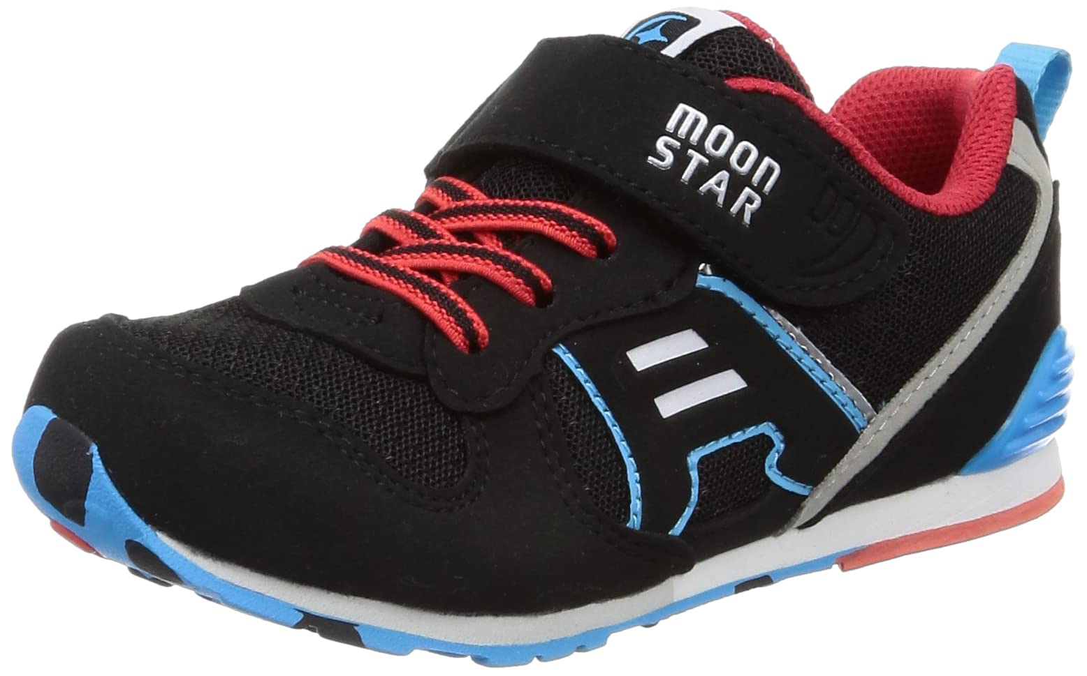 

Magic MS C2323 athletic 2E [Moonstar] sneakers, shoes, kids, black, 15.0 cm, чёрный