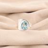 Sky Blue Topaz Gemstone 925 Sterling Silver Jewelry Handmade Ring For Christmas RR-63-4