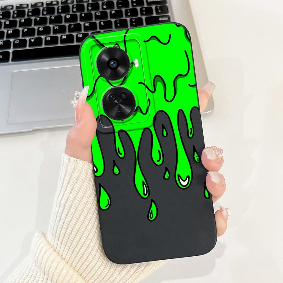 Für Huawei nova 12 SE 2024 Hülle BNE-LX1 Stoßfeste Abdeckung Niedlicher Astronauten-Cartoon Mattes Funda auf Huawei Nova12 SE Quadratischer Schutz