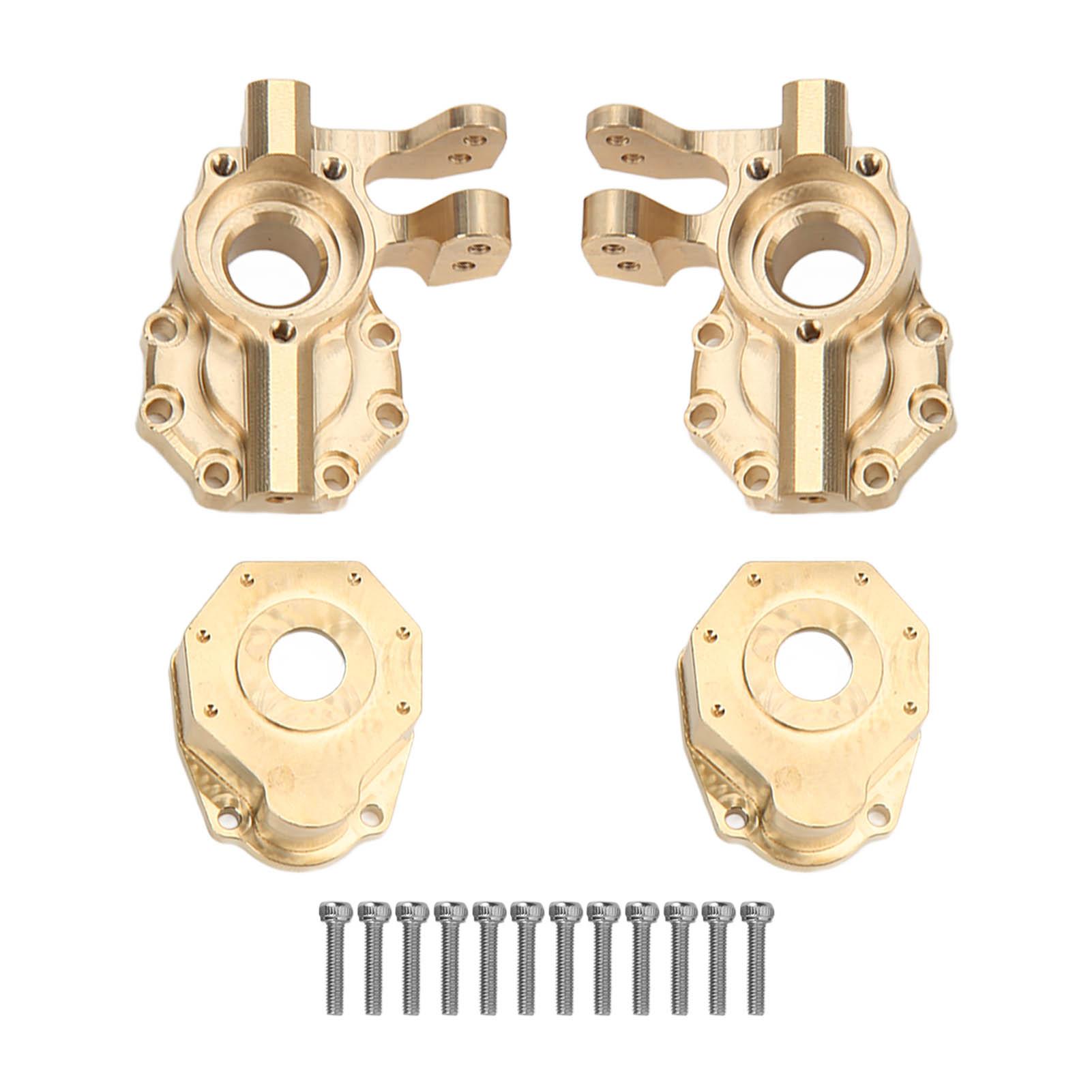 

Brass Counterweight Steering Knuckle with Gear Cover for Traxxas TRX4 110 RC Car