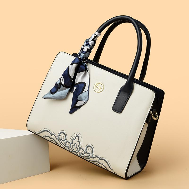 Fashion mother bag embroidered handbag new large capacity handbag messenger bag