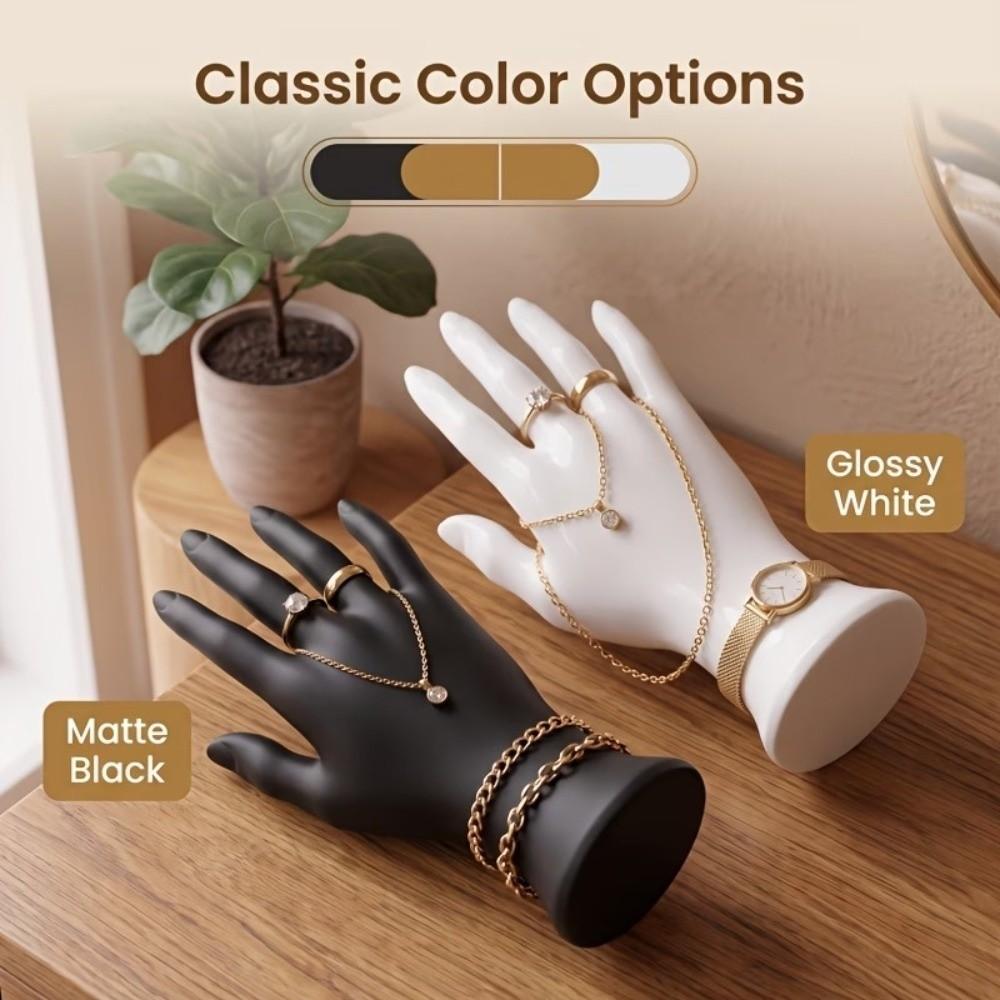 3D Printed Mannequin Hand Model Elegant Ring Organizer Jewelry Display Hand Model Home Use