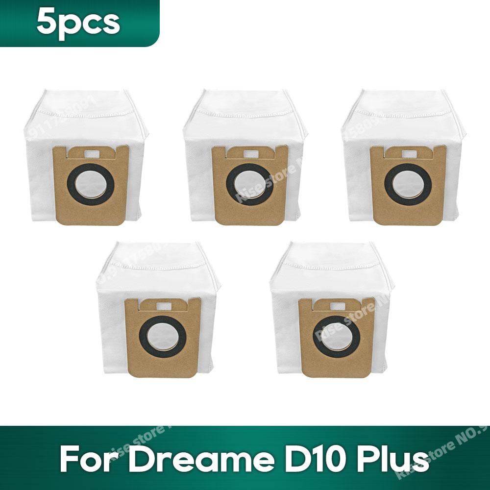 Compatible For Dreame D10 Plus / D9 Plus Robot Vacuums Spare Parts Kit Accessories Dust Bag Sack Replacement