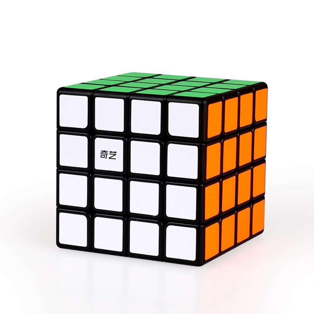 

4x4 Stickerless Black 4x4x4 Magic Cube Speed Puzzle QiYuan S2 Racing Cubo Magico Educational Toys Gift