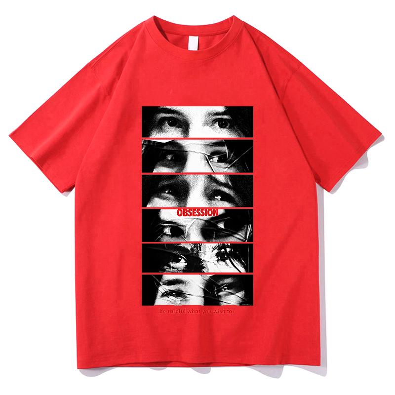 Movie Obsession Nikki Eyes T Shirts Vintage Graphic Print Summer Round Neck High Quality Cotton Tops Unisex Unisex Harajuku Y2K Tees