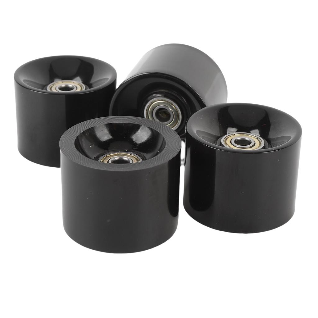 4PCS Skateboard Wheels High Elasticity PU 60x45mm Longboard Roller Wheel with Bearings