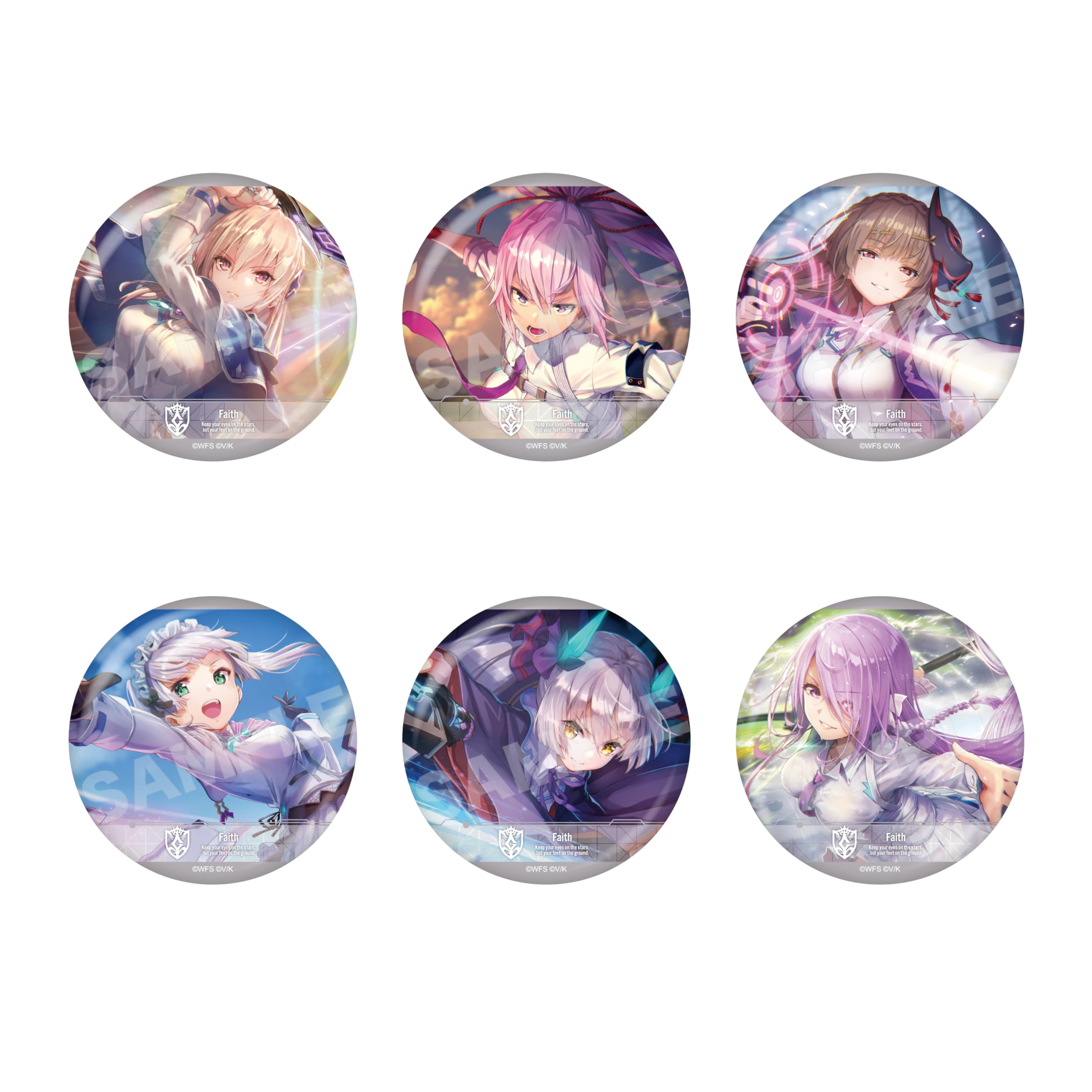 

Heaven Burns Red 30th G Unit Can Badge Box 6-Piece