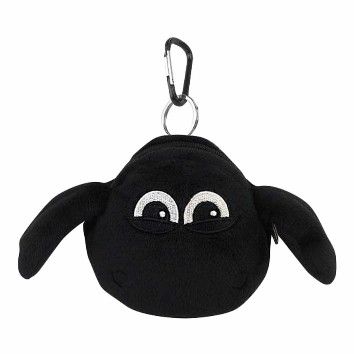 

NICI Mini Figure Shaun the Sheep and German Animal Coin Bag White Pouch, Timmy, Sheep, Purse, Carabiner, Keychain, Charm, Accessory, Gift, Present, білий