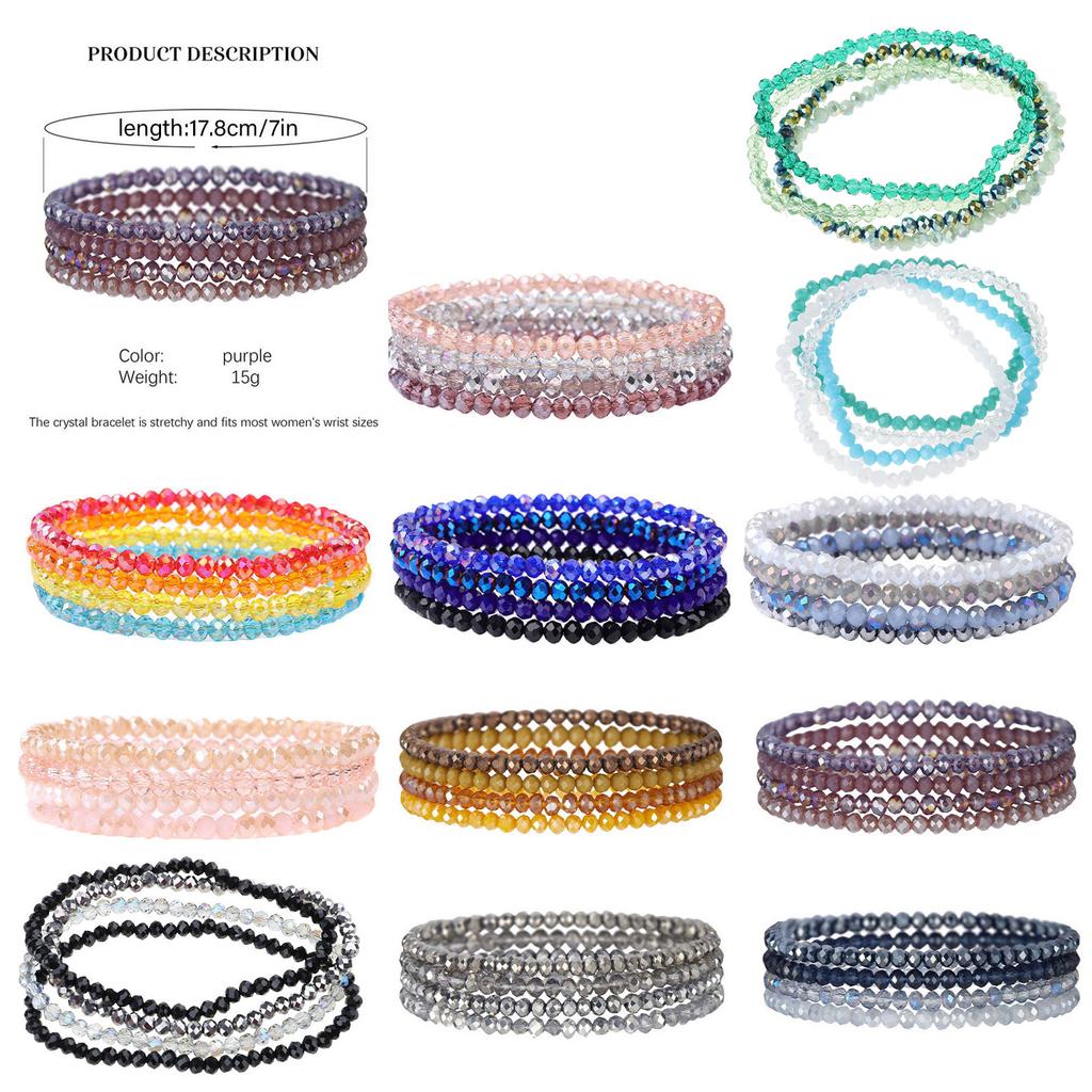Elegant Pearls Stretch Bracelet Hand Rope with Multicolor Layers Adjustable Fashion Accessory for Daily Casual Wear