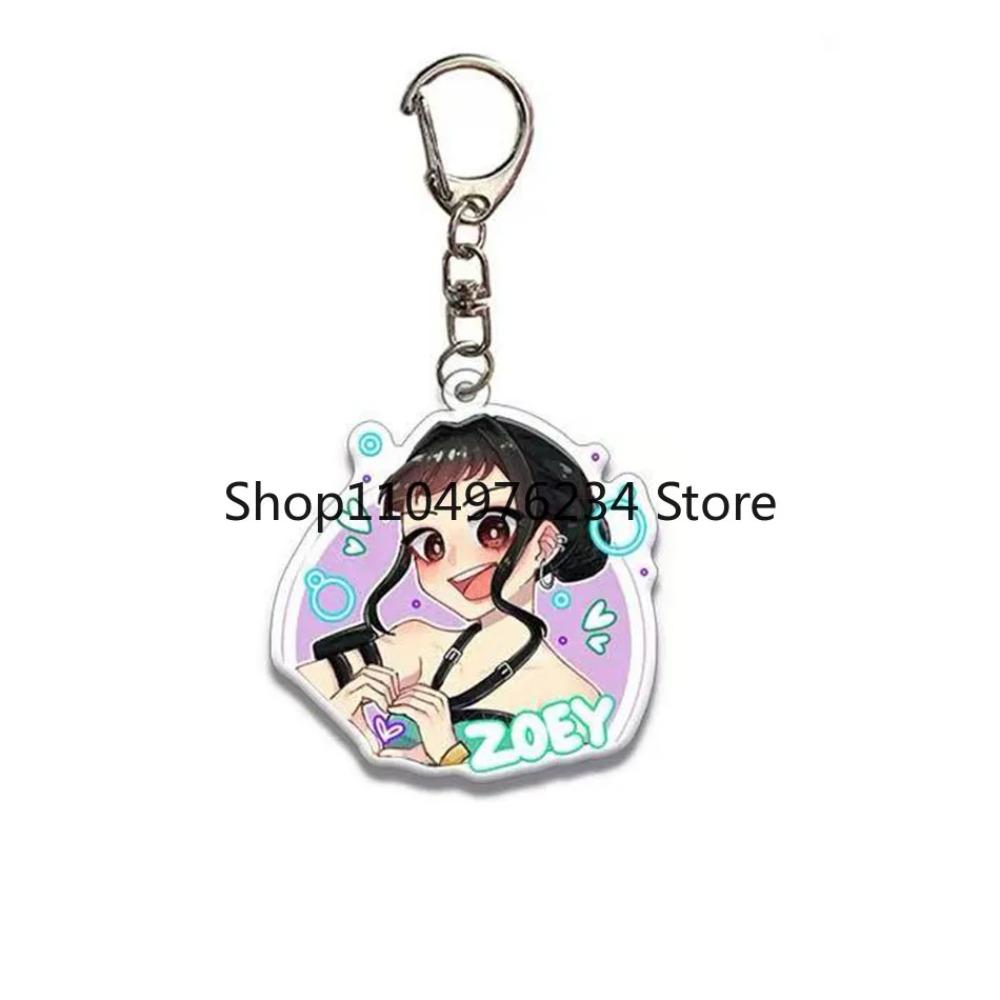 Kpop Demon Hunters Mini-Schlüsselanhänger-Set – Rumi, Zoey, Jinu, Mira, Tiger Designs – Sammler-Schlüsselanhänger für Kpop-Fans – Accessoires und Geschenke