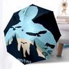 1pc Harry Potter Philosopher's Stone Umbrella with Plastic Handle,Cartoon Pattern,Suitable for All Seasons Multi-functional Umbrella533