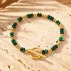 Bohemian Style Spacer Beads Bracelet Handmade OT Ring-clasps Bracelet  Daily