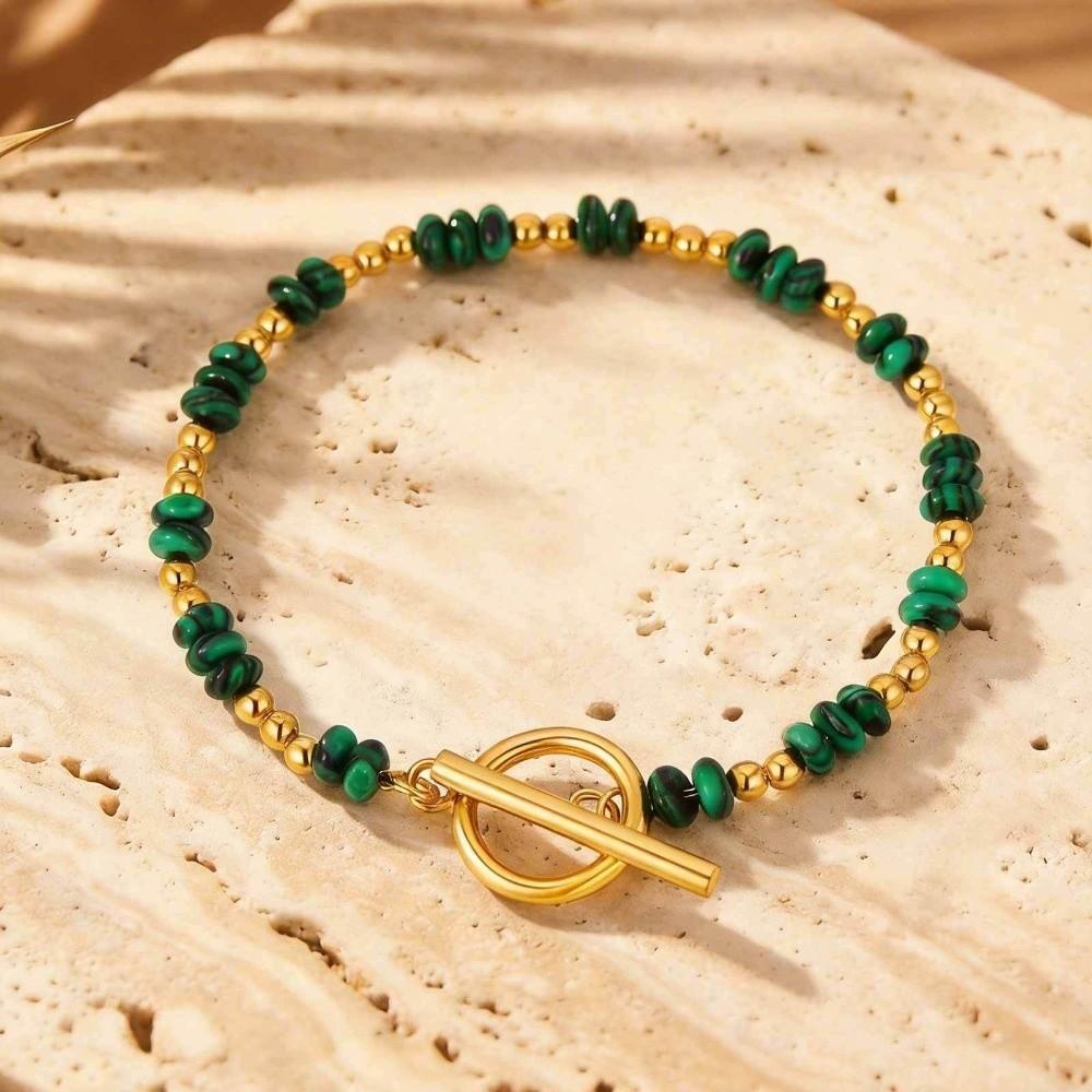 Bohemian Style Spacer Beads Bracelet Handmade OT Ring-clasps Bracelet Daily