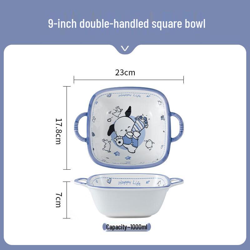 Youluo Cute Cartoon Ceramic Dinnerware Set