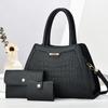 Tote Bag For Women with Zipper PU Leather Handbags Multi-Pocket Shoulder Bags Crossbody Bag with Matching Purses Wallet