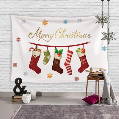 Decorazione dell'albero di Natale Arazzo da appendere alla parete Boho Hippie Tessuto di stoffa Grande arazzo Estetico decorativo Decorazioni per la casa