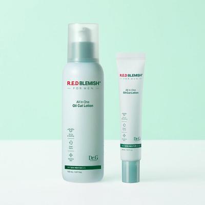 Red Blemish For Men All In One Oil Cut Lotion 150mL + 30mL Special Set