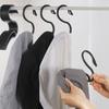 5/10Pcs Hoodie Hanger S-Shaped Hooks Strong Load-bearing High Durability Multipurpose Sweatshirt Clothes Hanger Organizer
