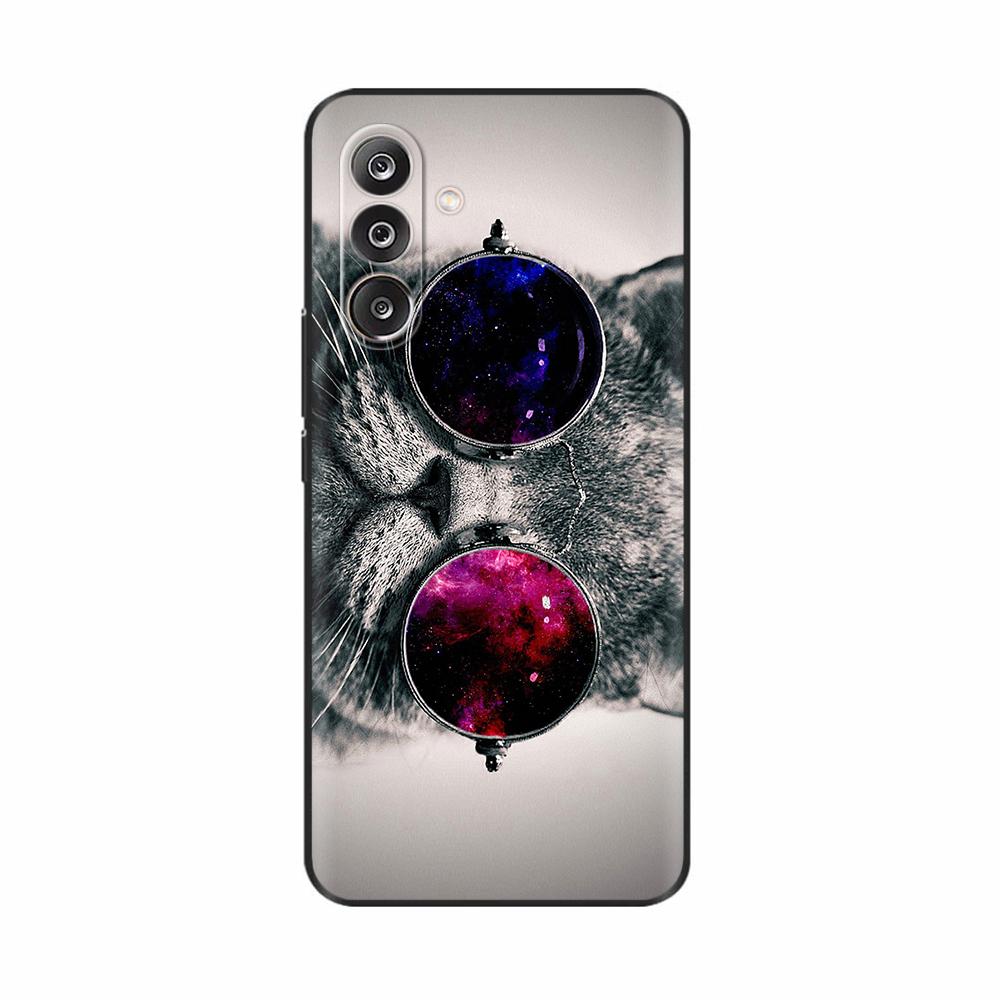 For Samsung M36 5G Case M366B Cute Flowers Cat Painted Shockproof Silicone Back Cover For Samsung Galaxy M36 M35 M34 Phone Cases