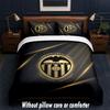Valencia FC Design Bed Bedding Set 1 Duvet Cover + 2 Pillowcases Soft Breathable Household Bed Linens