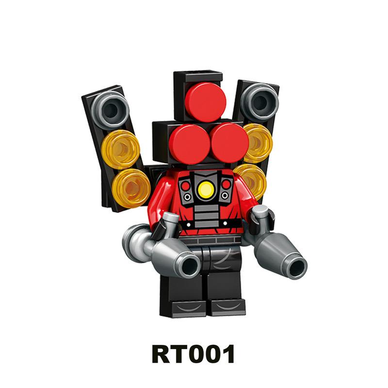 Skibidi Toalett Anime Rajzfilm Kockák Speakerman TV Ember Operatőr Akció MOC Toalett Ember vs Monitor Építőkockák A Hang