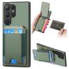 For Samsung Galaxy S25 Ultra Case with Card Holder Kickstand Leather Back Cover