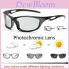 Gafas de Sol Polarizadas Fotocromáticas Para Hombre Con Protección Uv400 Y Lentes de Transición