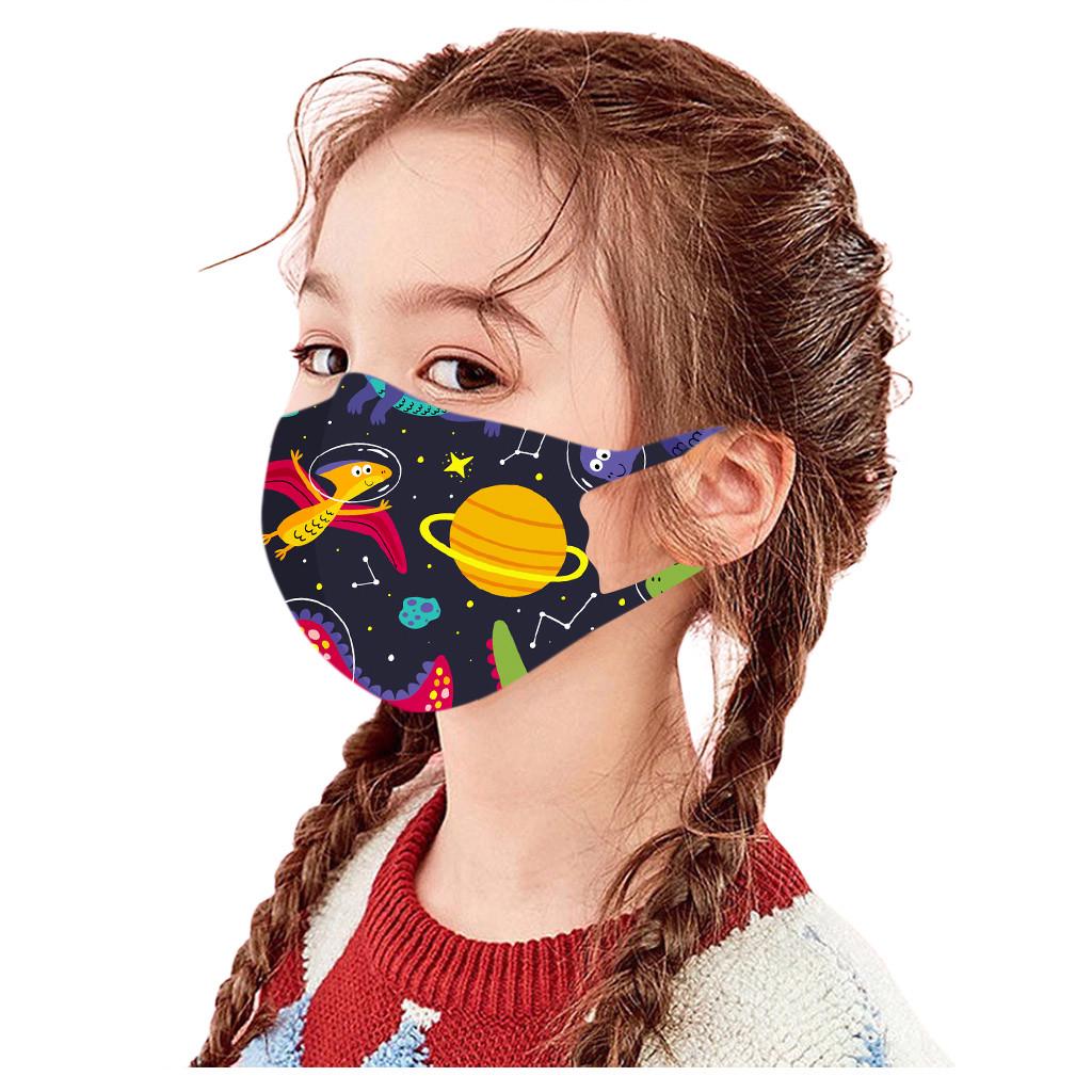1PC  Children's  Windproof Reusable Printed Face Mask