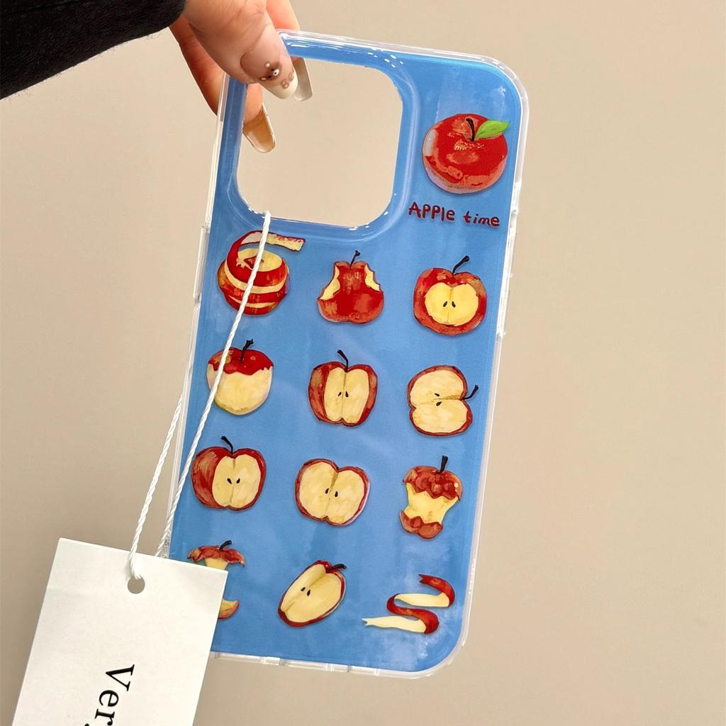 Fun Graffiti Apple Suitable for Iphone15 Couples 16ProMax Mobile Phone Case 13 Apple 14P Pendant