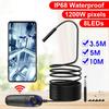 LED HD Wireless Endoscope WiFi Borescope Inspection Camera for iPhone Android