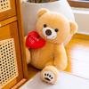 With Scarf Bear Stuffed Toys Bow Tie Bear Plush Toys Stuffed Animals Hug Bear Plush Doll  Baby
