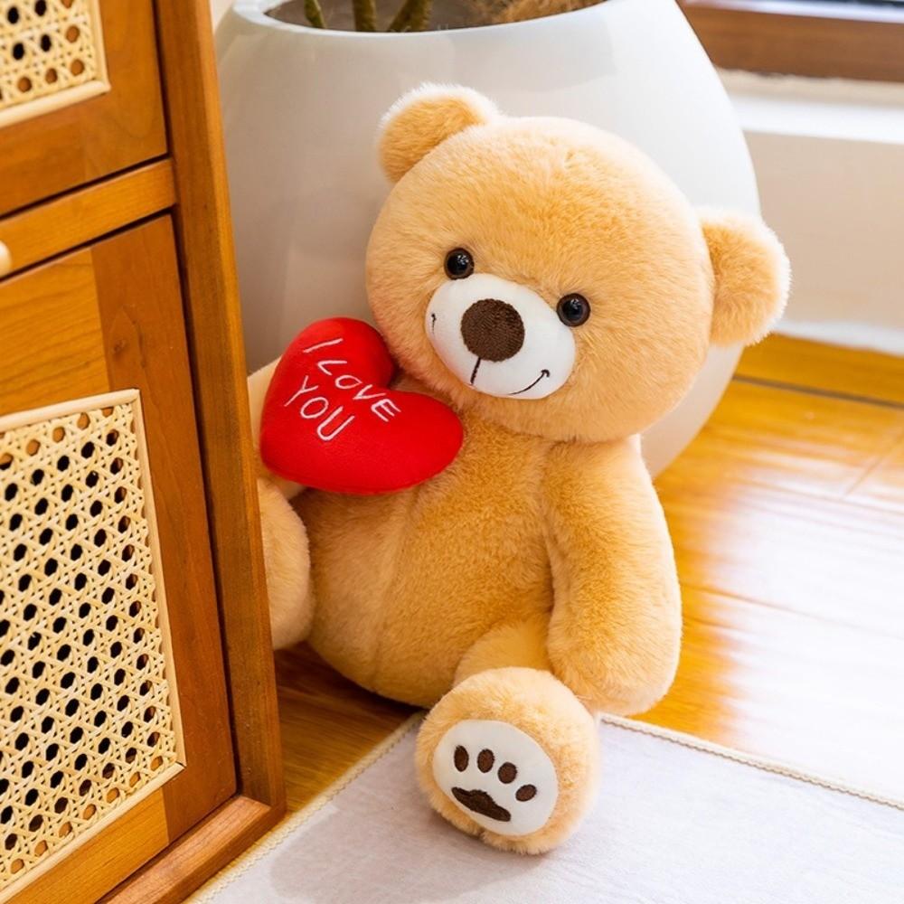 With Scarf Bear Stuffed Toys Bow Tie Bear Plush Toys Stuffed Animals Hug Bear Plush Doll Baby