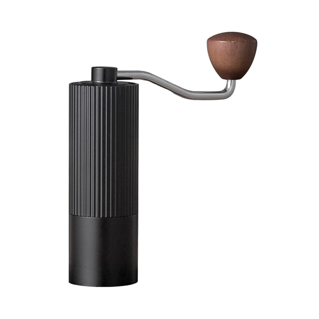Manual Coffee Grinder with Ceramic Burr, Adjustable Hand Coffee Bean Grinder, Portable Stainless Steel Coffee Mill for Home, Office & Travel