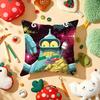 Cartoon F-Futurama Cushion Cover Plush Fabric Soft Double-Sided Printed Sofa Warm Winter Home Gift Pillow Cover