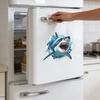 Creative Hole Sticker - Shark Bathroom/Washroom Home Decor Wall Covering Wallpaper