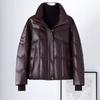 Live broadcast new short thickened down jacket women's small casual loose white duck down cotton-padded coat batch