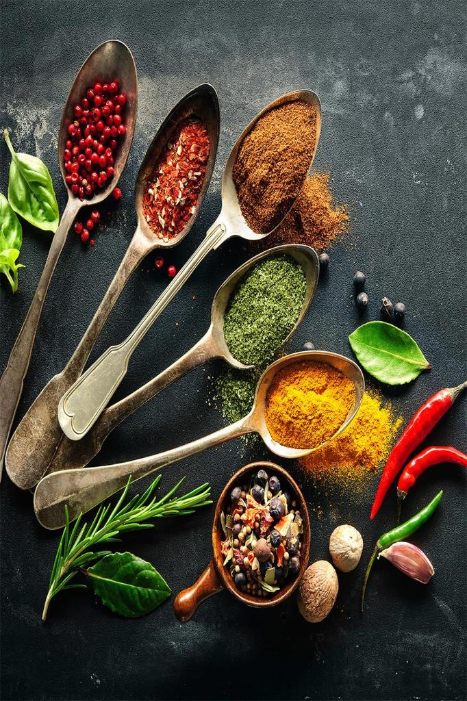 EPeddler Home Decorative Spice Pattern Digital Printing Washable Non-Slip Dot Base New Generation Kitchen, Dining Room Carpet and Floor Mat