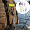 Aluminum Zinc Zinc Alloy Retractable Key Chain Heavy Duty Retractable Key Holder Anti-Lost Key Ring Fishing