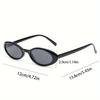 2PCS New Small Frame Sunglasses for Women European and American Retro Sunglasses for Women Jelly Color Sunscreen Sunglasses