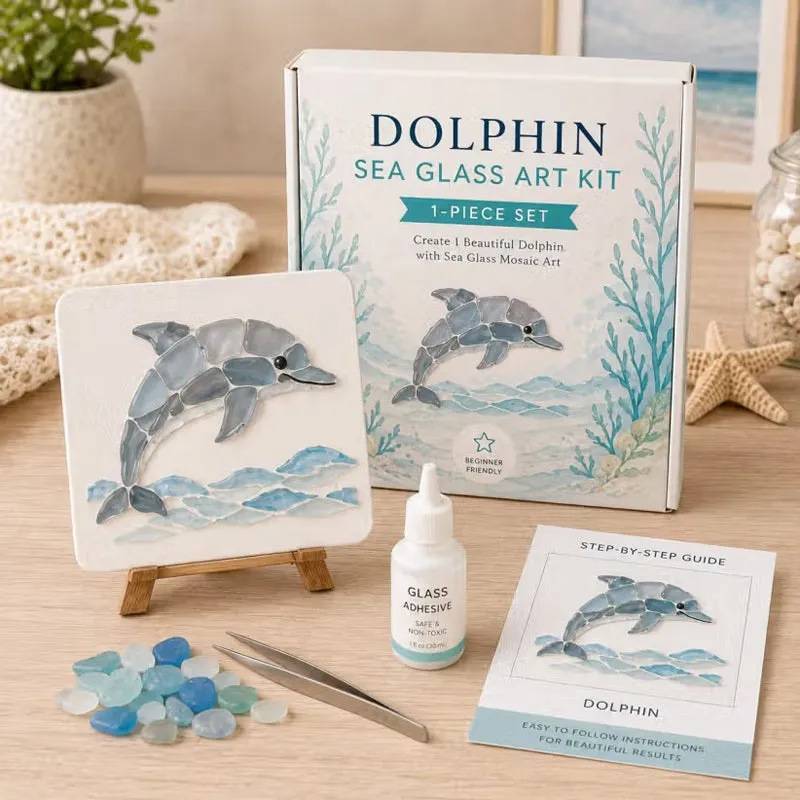 Kit Vita Marina e Natale con Creature Marine Acriliche Artigianali per Arredamento Casa e Regalo