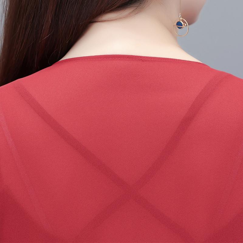 Elegant chiffon overtrekk kvinne Sommer Tynn Uformell Plus Size Dame Sommer Lang Poncho