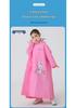 Kids' Stormproof Cartoon Raincoat with Backpack Slot for Outdoor and School Use