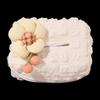 Hanging Type Flower Car Tissue Box Puff Grid Paper Organizer Storage Bag  Car Interior Accessories