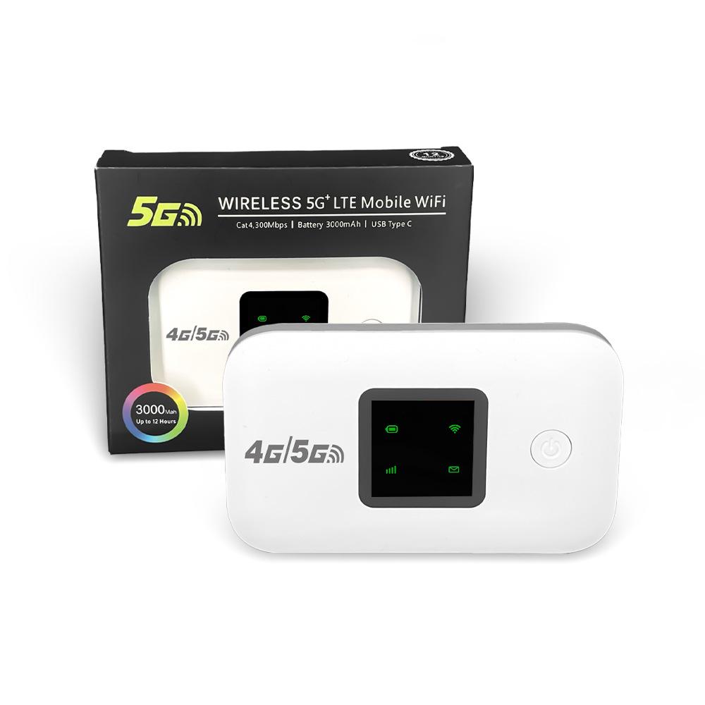 4G Portable WiFi Router with SIM Slot, 3000mAh Battery, Colorful Lights - Cambodia Series