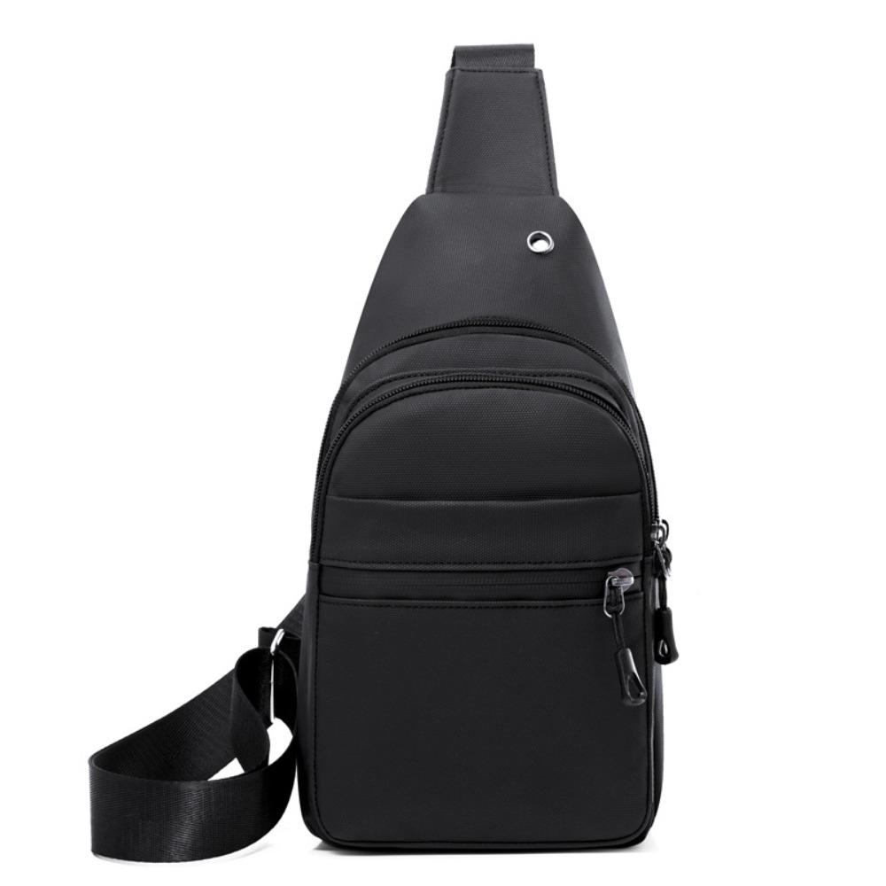 Multi-functional Nylon Crossbody Bag Square Phone Pouch Bag Fashion Men Chest Bag Female
